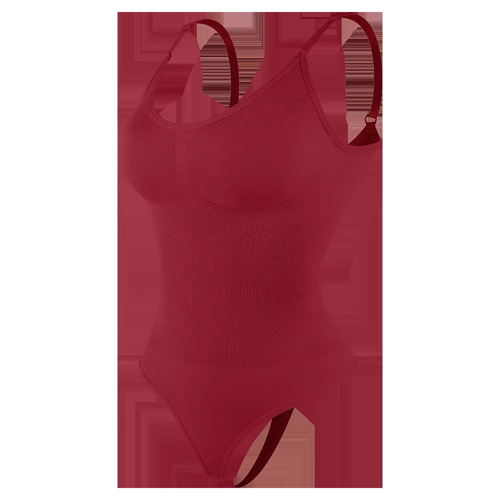 Bodysuit Women Shapewear Tummy Control Butt Lifter Body Shaper Smooth Invisible under Dress Slimming Underwear Low Neck Jumpsuit
