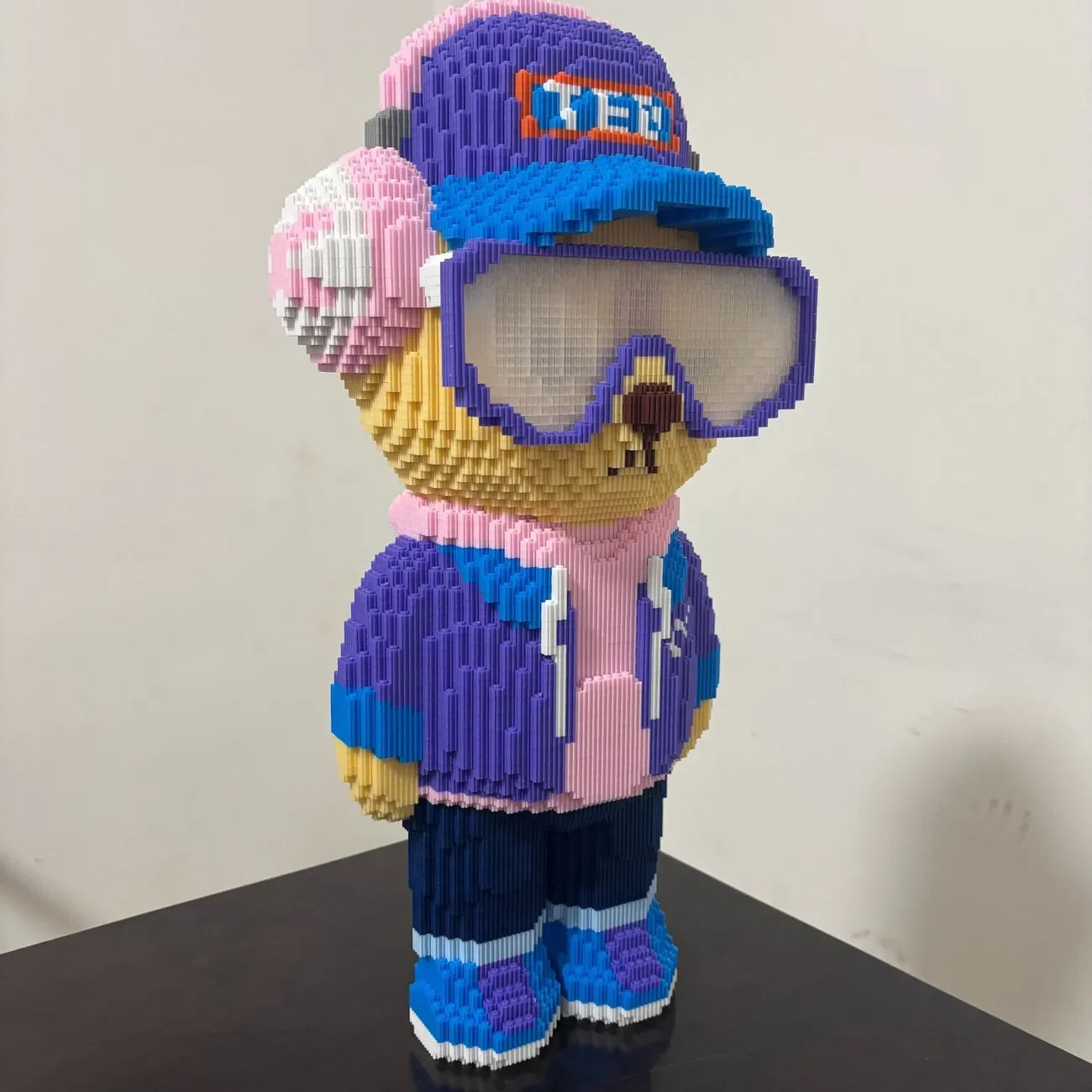 12008 Pieces of Teddy Bear Living Room Large Decorative Building Block Toys Educational Difficult Puzzle Game Teddy Bear Buildin