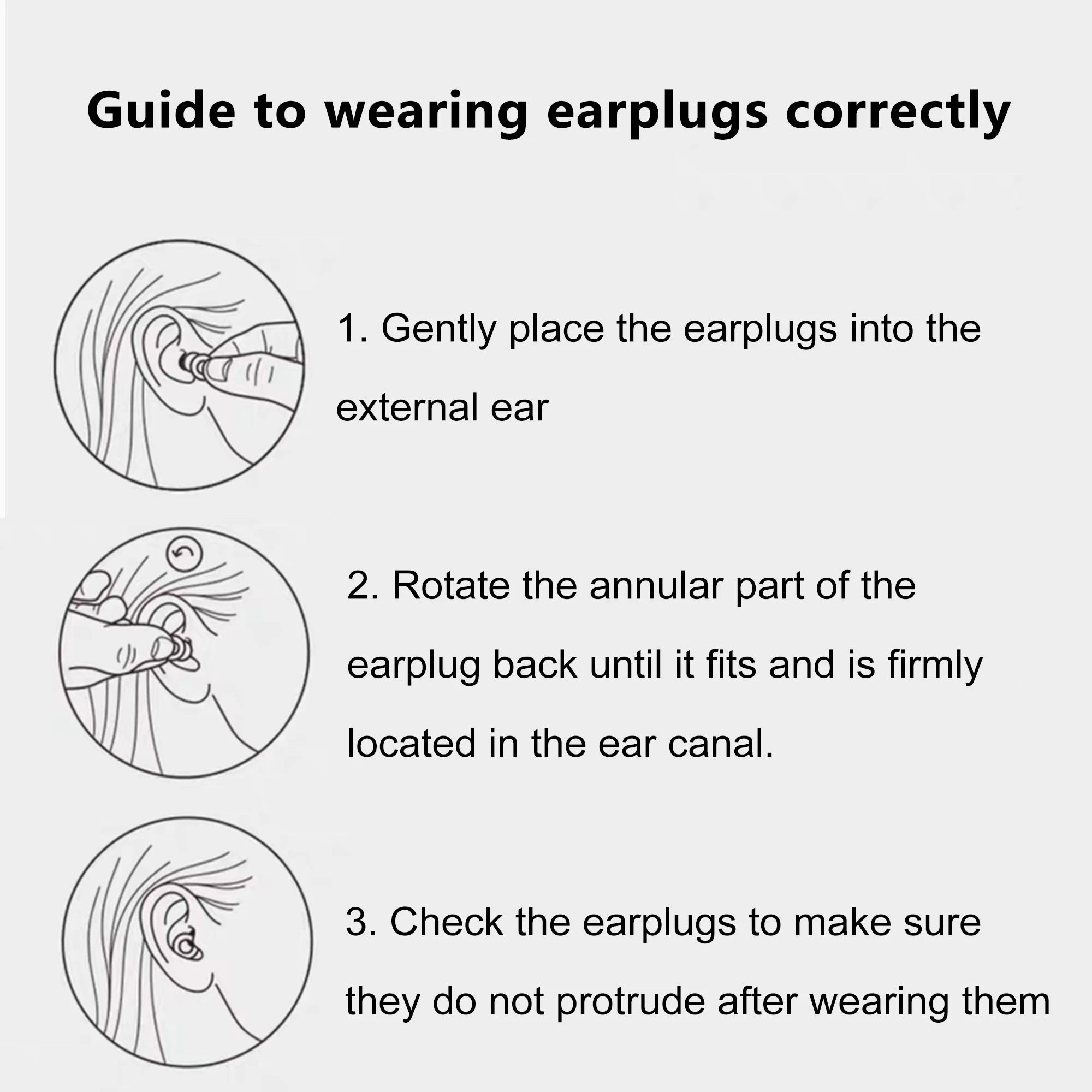 Super Soft Silicone Ear Plugs for Sleep,Swim, Work– Reusable Hearing Protection for Noise Reduction 8 Ear Tips in XS/S/M/L